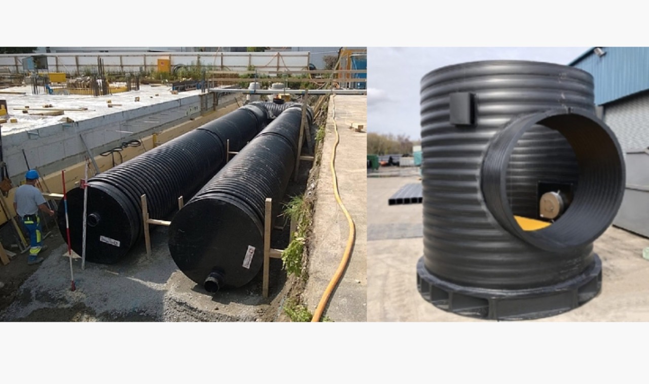 Yeraltı yağmur suyu geciktirme deposu (attenuation tank) saha uygulaması